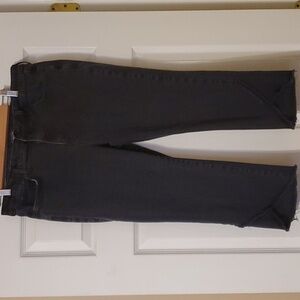 NYDJ Jeans Women's Size 14 Charcoal Black Denim Pants Capri Length Lifextuck